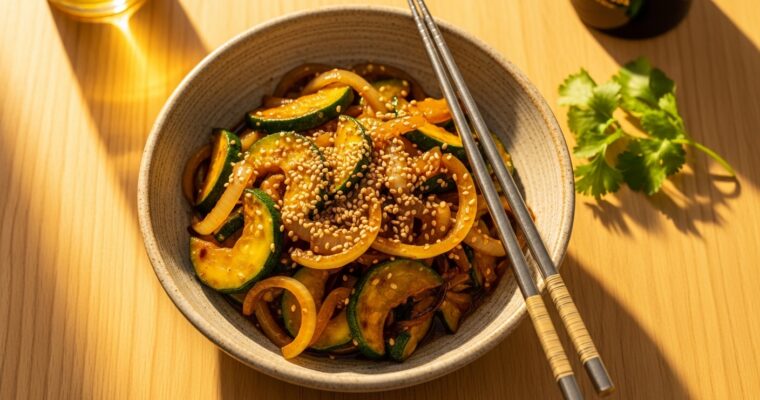 Savory Hibachi Zucchini Stir-Fry: Quick, Easy & Delicious!