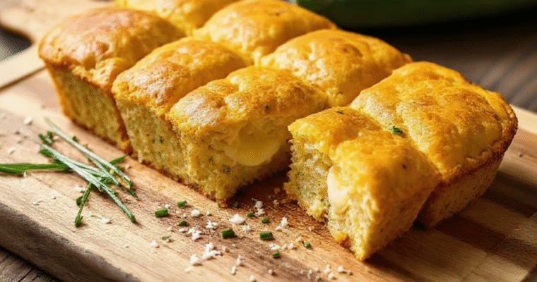 Zucchini Cheese Muffin Slab: The Easiest Savory Bake Ever!