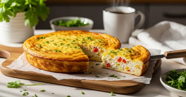 Delicious and Easy Cottage Cheese and Egg Bake