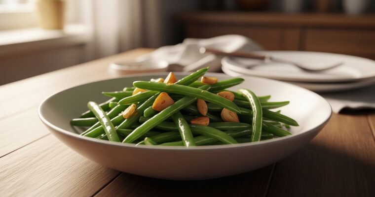 Sautéed Green Beans with Garlic