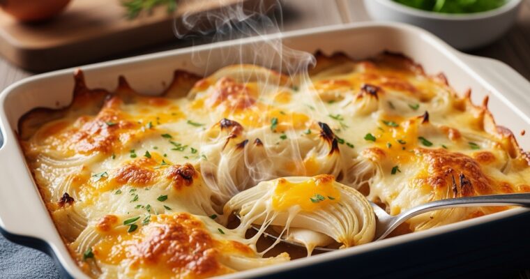 Easy Baked Tennessee Onions with Melted Cheese