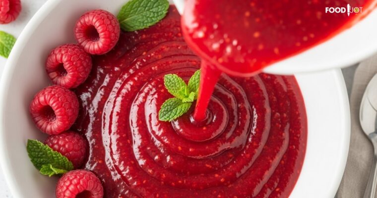 Effortlessly Elegant Raspberry Coulis: Your Go-To Dessert Sauce