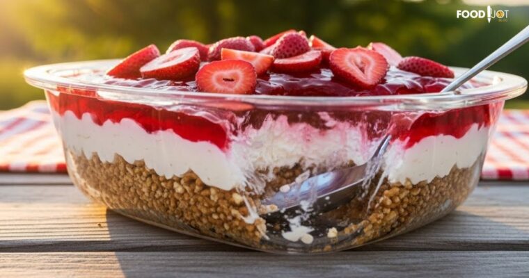 Judy’s Strawberry Pretzel Salad: A Sweet & Salty Summer Delight