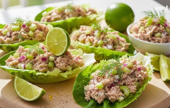 Refreshing Tuna Salad Lettuce Wraps: A Quick & Healthy Lunch