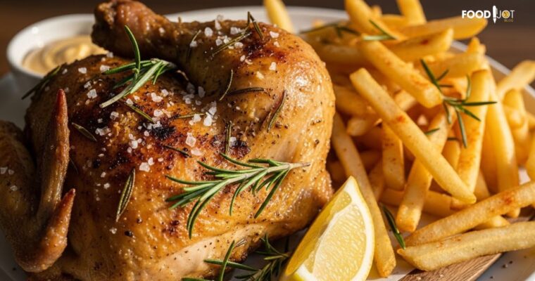 Crispy Rosemary Chicken and Fries