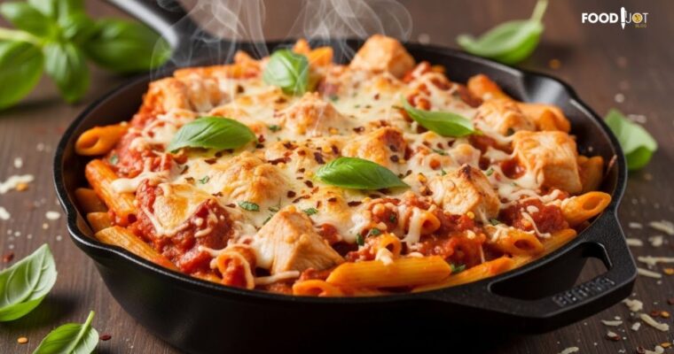 Irresistible One-Pot Creamy Tomato Chicken Pasta Bake (No Cream!)