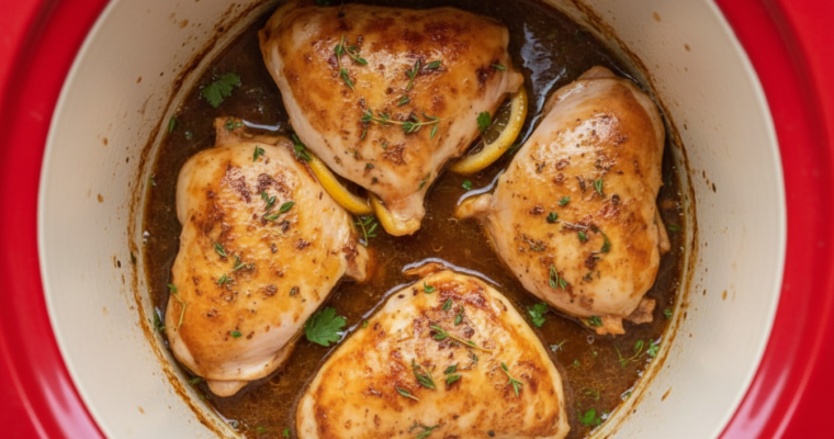 The Easiest & Juiciest Crockpot Chicken Breast Recipe