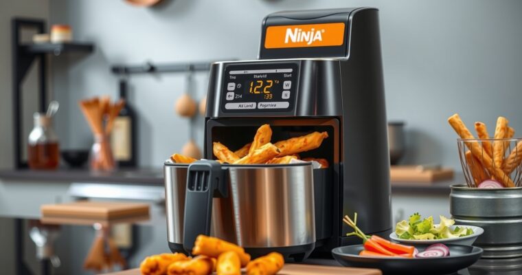 Ninja Foodi Air Fryer DZ071 Review: MegaZone Capacity & 6-in-1 Versatility