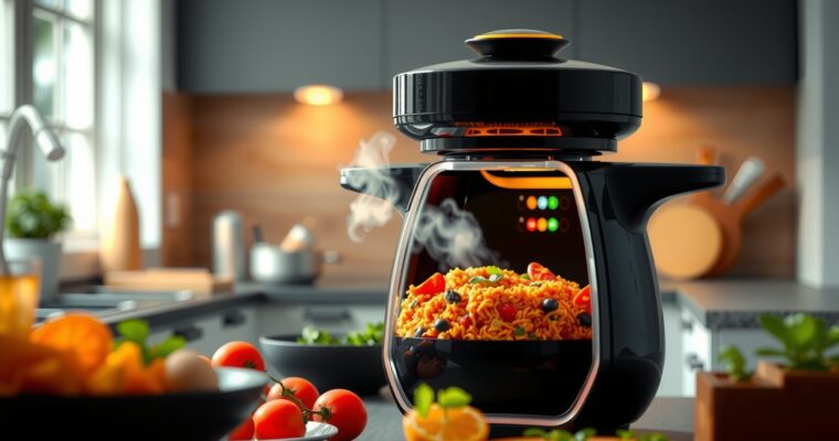 Electric Self Stirring Pot Automatic Cooking Machine Review